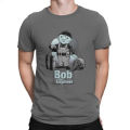 Bob the Engineer T-Shirts Men Bob The Builder Amazing 100% Cotton Tees Round Neck Short Sleeve T Shirts Birthday Gift Tops. 