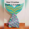 Mermaid Shape Empty Pinata on Disney Theme| Style for Kids / Children Birthday Parties events. 