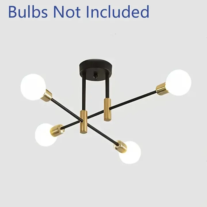 1pc%20Modern%20Industrial%20Black%20&%20Golden%20Pendant%20Light%20-%20Elegant%204/6%20Bulb%20Ceiling%20Fixture%20-Hanging%20Light%20%7C%20Ceiling%20Light%20%7C%20Pendant%20Lamp%20for%20Home%20Decor%20%7C%20Stylish%20Ceiling%20&%20Pendant%20Lighting%20%7C%20Room%20lights%20%7C%20Led%20bulbs%20(Bulb%20Not%20Included)%20-%20Image%205
