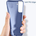 Biruiqu For Samsung Galaxy S21 S21+ S21 Plus S21 Ultra Case Liquid Silicone Soft Gel Rubber Shockproof Cover. 
