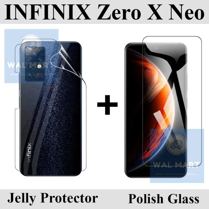 Infinix Zero X Neo Protection Bundle: Front Screen Glass Protector ...
