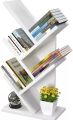 Tree Bookshelf Book Storage Organizer Free Standing Book Holder Storage Rack for Home Office. 