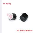 1 3V Active Buzzer Alarm Sounder Speaker with a Magnetic Long Continuous Beep Tone and SOT Mini Active Piezo Buzzers. 