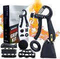 Histro Counting  Hand Grip Set Of 5 Strength, Adjustable Resistance 5-60KG Adjustable Resistance Automatic Non-Slip Counting Hand Exerciser Grip Strengthener-Slip Grip Strength Trainer. Enhance Hand Grip,Hand Rehabilitation. 