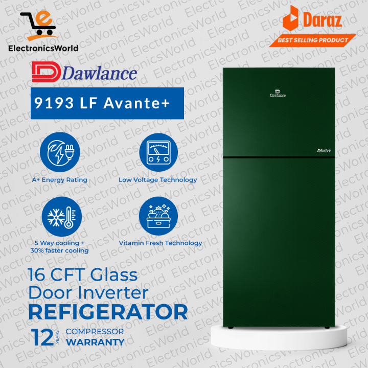 Dawlance%20Refrigerator%20%7C%20Model%209193%20WB%20Avante+%20Inverter%20%7C%20Glass%20Door%20/%20Fridge%20/%20Freezer%2016%20CFT%20%7C%20Vitamin%20Fresh%20Technology%20%7C%20Glass%20Shelves%20%7C%205%20Way%20Evaporator%20%7C%20%2012%20Years%20Warranty%20-%20Image%202
