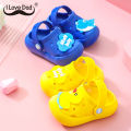 Baby & Kids Cartoon Crocs Shoes Kids Boy Girl Whale Dino Duck Sandals Slippers Soft Non-slip Soled Newborn Shoes For Toddler Kids. 