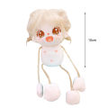 Naked Cotton Doll Adorable 10cm Mini Cotton Doll Keychain Cute Anime Girl/boy Plushie with Big Eyes Perfect Pretend Play Game for Kids Southeast Asian Buyers' Favorite Versatile Hairstyles. 