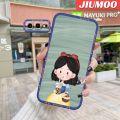 JIUMOO Case For Samsung S10e Case Fashion Colorful Oil Girl Thin Shockproof Square Edge Silicone TPU Casing Full Lens Cover Camera Protect Cases Soft Case. 