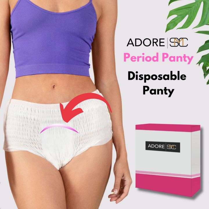 Disposable Period Panty, Women Period Underwear, Postpartum panty, Sanitary Napkin Pants, Menstrual Pull-up Pant