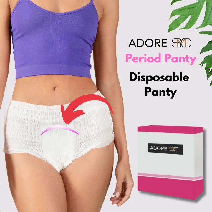 Disposable Period Panty, Women Period Underwear, Postpartum panty, Sanitary Napkin Pants, Menstrual Pull-up Pant