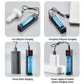 2021 Universal 1 Slot Battery 3.7V 18650 26650 14500 17670 USB Charger, Smart Charging For Rechargeable Li-ion NiMH Batteries. 