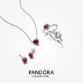 Pandora Elevated Red Heart Ring. 