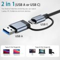 BYL-2218TU 8 in 1 USB + USB-C / Type-C to USB Multifunctional Docking Station HUB Adapter. 