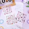 1/4PCS Cartoon DIY Transparent Sticker Sanrio Kuromi Hellokitty Waterproof Creative Hand Ledger Decoration Decal. 
