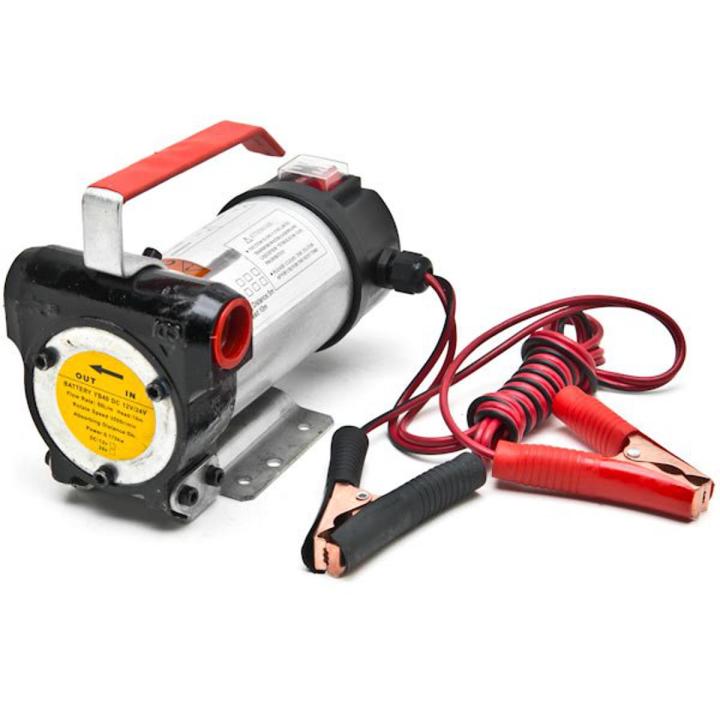 12 Volt DC Diesel Transfer Pump Heavy Duty Runs on Solar Panel Or Battery Power 160 W Flow 50 Liters Per Minute Speed 3600R Suction 5 Meters 3/4 Inch Outlet Car Truck Fuel Oil Gasoline Diesel Transfer Electric Pump Chemical Liquid Pump