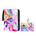 My Little Pony Card Book Pinkie Moon Treasure Collection Book Nine Palace Grid Genuine Storage Book with Zipper Card Game OVERDOESETO. 