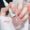 BK no-bake, non-peelable, long-lasting, quick-drying, water-based nail polish, icy jelly, odorless, students, pregnant women. 