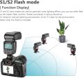 Neewer NW561 LCD Display Flash Speedlite for Canon Nikon Panasonic Olympus Pentax Fijifilm and Sony with Mi Hot Shoe，DSLR and Mirrorless Cameras with Standard Hot Shoe. 
