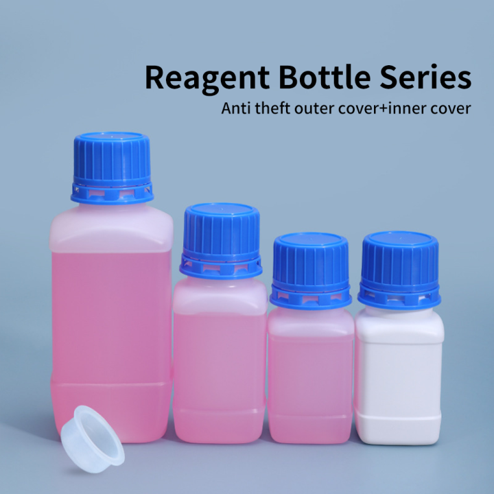 Tamper Evident Empty Bottle Industrial Grade Square 60ml Square Bottle 100ml Hdpe Hdpe Container for None Ink Storage Liquid