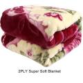 ICE CLOUDY  Double Ply Blanket, 2 Ply Blanket Embossed Blanket For Winter Double Bed Blanket 200×240 CMS Super Soft. 