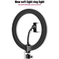 26cm Ringlight with Full Size 7ft Tripod Stand & Mobile Holder | Best Makeup LED Selfie Light for TikTok, YouTube, Videography & Photography | Dimmable USB Ring Light for Studio Lighting. 