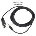 8 Pin Din Male Plug To 3.5mm Male Adapter, Plug and Play Sensitive Din 8 Pin To 3.5mm MIDI Cable for Musical Instrument. 
