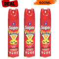 Powerful Insect Killer Spray 600ml | Mosquito, Cockroach & Fly Control | Home Pest Control | Pack of 1 / 3 / 5. 