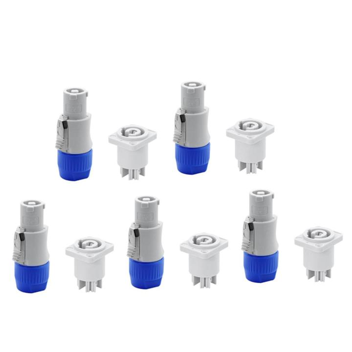 3 PIN AC con Connector Male Plug AC Plug 20A/250V for Stage Light LED Screen