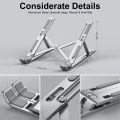 Portable Laptop Stand Aluminum Laptop Stand Notebooks Desk Stand Macbook Pro Holder Computer Accessories Computer Stand Adjustable Portable Laptop Table Stand. 