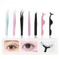 Tweezers, fake eyelashes, high-precision feather clip, beginner eyelashes. 