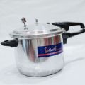 Smart Kitchen Pressure Cooker Stainless Steel Double bottom heavy weight Size 9,, 11 13 Litre. 