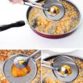 Multi-functional 2 in 1 Fry Tool Filter Spoon Strainer With Clip,Oil Frying BBQ Filter Stainless Steel Mesh Strainer Kitchen Tool Frying Mesh Colander Quick Strain Stainless Steel Tong Colander. 