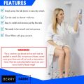 Bathroom Grab Bar, Strong Suction Shower Handle & Bathroom Balance Bar Anti-Slipping Suction Cup Support Assist Handle Grip Hand Rail Helping Tool Wall Mount for Elderly & Children. 