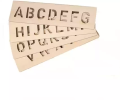 Educational Wood Handwriting Stencil Set | Easy-to-Use Writing Guide for Kids & Preschoolers | Letters & Number Stencils for More Convenient Handling & Tracing | Reusable Boards (Letters). 