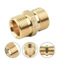 Extension Connector to join M22-15mm Threaded Pressure Hoses - Adapter Joinder Extender Joint for Two Pressure Pipes. 