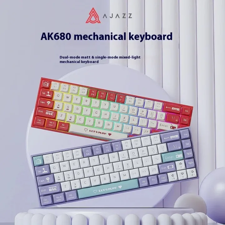 AJAZZ%20Ak680%20Wired%20Mechanical%20Keyboard%20Abs%20Keycap%2068%20Key%20Hot%20Swappable%20Gaming%20Mechanical%20Keyboard%20Mixed%20Color%20Lighting%20-%20Image%203