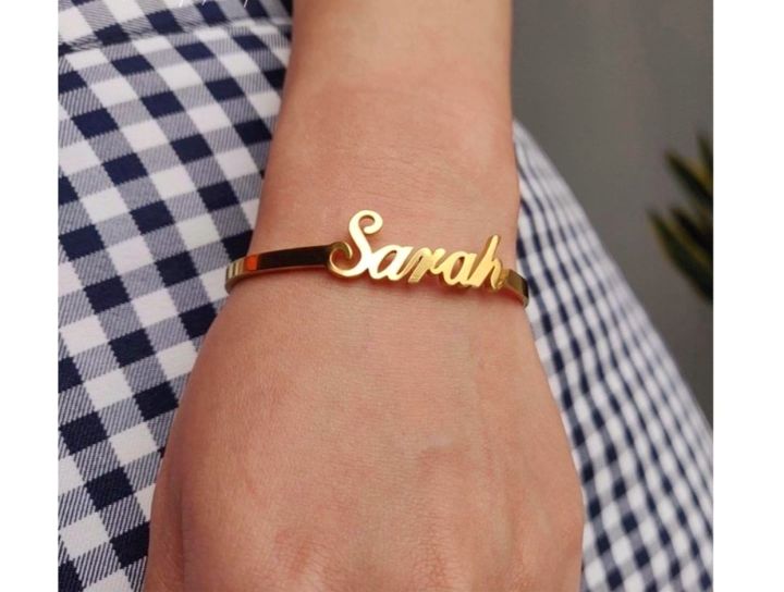 MirzaJee%20Name%20Bracelet%20Any%20Name%20Bracelet%2024K%20Gold%20Plated%20Any%20Name%20Custom%20Made%20Personalized%20Gift%20Simple%20Bracelet%20For%20Men/Women%20-%20Image%203