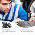 YIERYI Digital Tyre Tire Tread Depth Gauge Tire Tester Tread Checker Auto Tire Wear Detection Measuring Tool. 