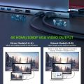 Omars USB C Hub Adaptors Slim 10 in 1 Adapter with Type C Dock, USB C HUB 3 USB 3.0 Ports, 4K HDMI, VGA, Ethernet LAN, SD/TF Card Slot, 3.5mm Audio for Mac Book Pro, Huawei, Samsung S8/S9 and More. 