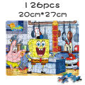 Chengmei Jigsaw Puzzle [Animation Cartoon Theme Jigsaw] Spot-126 pieces of environmentally friendly wood pulp paper pressing-3-10-year-old children's educational toys-holiday/birthday gift-dog patrol Thomas. 