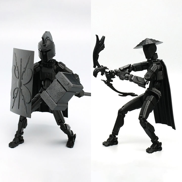3D Printed Mannequin Dummy 13 Accessories Series Action Figures Toys Multi-Jointed Movable Shapeshift Robot Parent-child Games