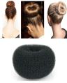 Set Of 3 Hair Moon Shape Puff And Donut Bun Hair DIY Volume Increase Puff Sponge Pad Bump Up Insert Base. 