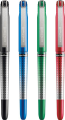 Uni-Ball UB-185S 0.5mm Tip Micro Point Eye Needle Stainless Steel Pen - 2 pc. 