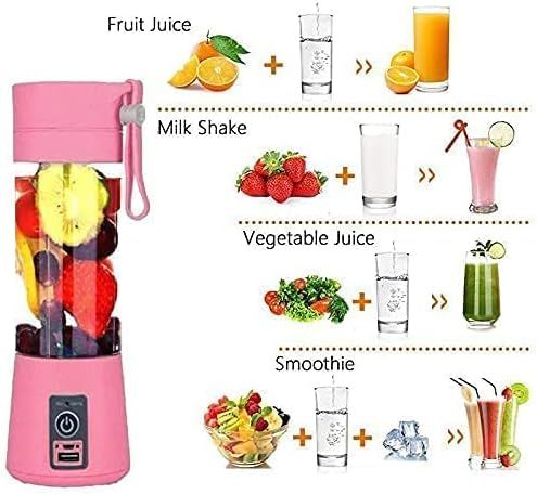 Portable%20Electric%20USB%20Juice%20Maker%20Juicer%20Bottle%20Blender%20Grinder%20Mixer,6%20Blades%20Rechargeable%20Bottle%20with%20(Multicolor,%206%20Blade)%20-%20Image%203