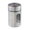 Seasoning Stainless Steel Spice Jar Boxes Kitchen Holder Spice Storage Jars - 6 Pcs Set. 