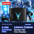 Lenovo LP6 Game Headset BT5.0 Wireless Earphones 65ms Low Latency DSP Noise Reduction Game/Music Dual Mode In-ear Earbuds for Gamers Sports. 