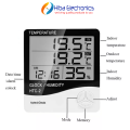 HTC-2 Digital Indoor Outdoor Thermometer Hygrometer with LCD , Temperature Humidity Meter Thermometer Tester With Clock HTC-2. 