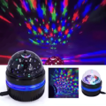 Starry Sky Galaxy Projector | LED Night Light for Kids & Party | Remote Control, USB, Sound-Activated, 7 Modes. 