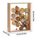 3D Photo Frame DIY Dry Flower Wood Frame Display Box Wall Mount Flower Specimen Storage Frame Home Decoration. 
