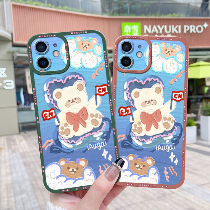 JIUMOO%20Case%20For%20OPPO%20A95%204G%20Case%20Beauty%20Colorful%20Oil%20Painting%20Bear%20Thin%20Shockproof%20Square%20Edge%20Silicone%20Casing%20Full%20Lens%20Cover%20Camera%20Protect%20Cases%20Softcase%20-%20Image%204